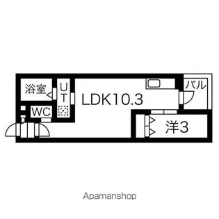 WARREN KUBOMIⅡ【2階】の間取り