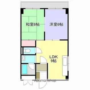 パレス武庫【302号室】の間取り