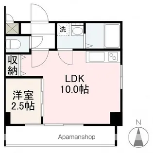 プレシャスタイム本町【601号室】の間取り