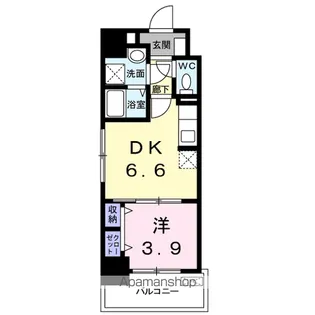 エンブレイス博多駅南【9階】の間取り
