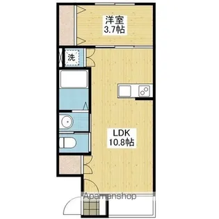アルト横河原【1階】の間取り