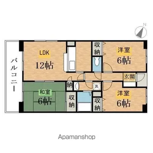 小林ハイツ【201号室】の間取り
