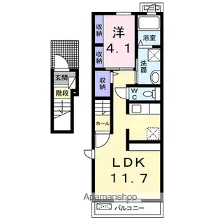 クオーレ・M【2階】の間取り