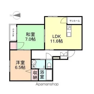 リブロいみず【2階】の間取り
