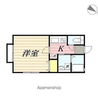 ノースフラッグ【2階】の間取り