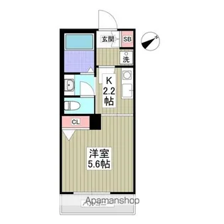 ラ・プティ・メゾン【1階】の間取り