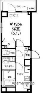 リブリ・エイリアス【7階】の間取り