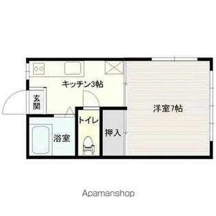 八木山和光荘【101号室】の間取り