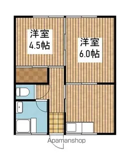 斉藤アパート【203号室】の間取り