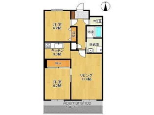 カーサ・藤【103号室】の間取り