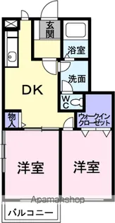 ア・ラ・モードOGURAJI【1階】の間取り