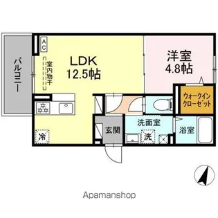 メゾンラフィ—ネ【3階】の間取り