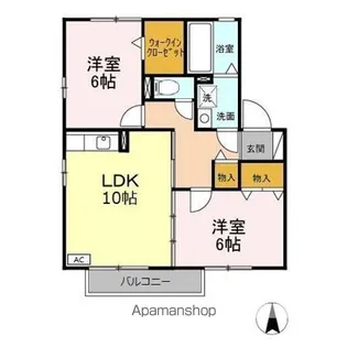 アリエル【2階】の間取り