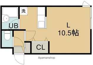 クレステージ宮前【3階】の間取り