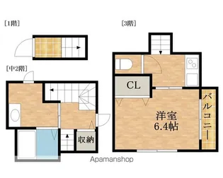 ブリーゼ高石【2階】の間取り