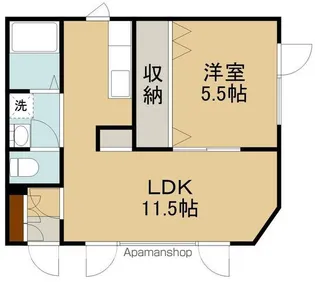 シルバーヒルズ【102号室】の間取り