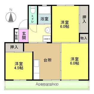 IKマンション【407号室】の間取り
