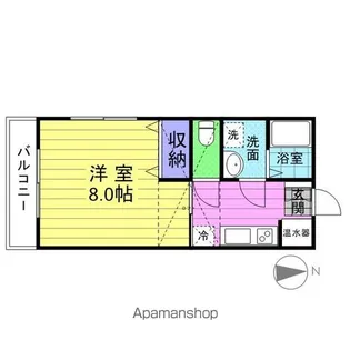 コーポエンドーE【207号室】の間取り