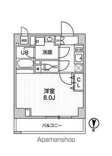ALTERNA菊川Ⅱ【5階】の間取り