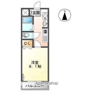 シティルミナス【1階】の間取り