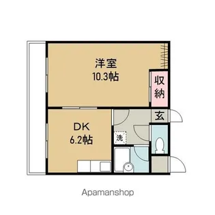 プリエール井原【2階】の間取り