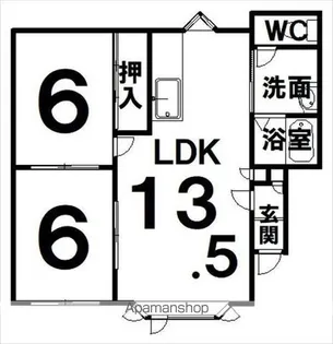 PUREハイム【2階】の間取り