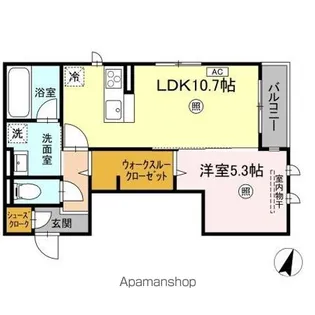 レーヴ・ウェル松代【3階】の間取り