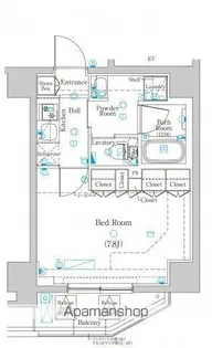 DIPS東十条駅前RESIDENCE【4階】の間取り