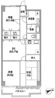 ピア・グランデ弐番館【2階】の間取り