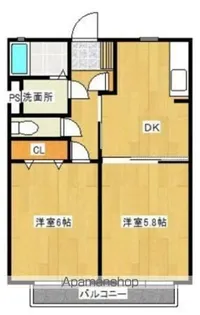 エスパシオA【1階】の間取り