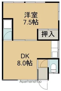 ハイツミノル【103号室】の間取り