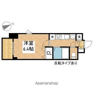 プレサンス鶴舞公園WEST【1101号室】の間取り