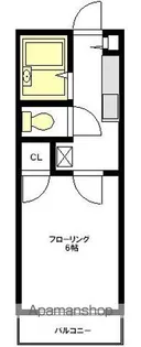 フラットアン【102号室】の間取り