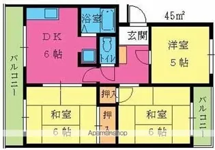 メモリー武供第一ビル【4階】の間取り