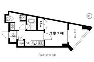 CASAΑ烏丸【601号室】の間取り