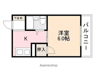 バルク美里【301号室】の間取り