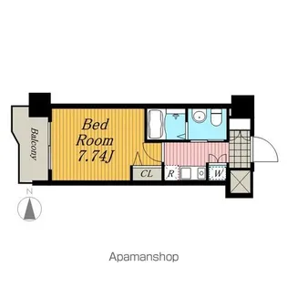 メインステージ元浅草【11階】の間取り