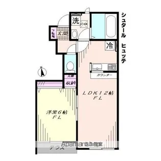 シュタール ヒュッテA棟【1階】の間取り