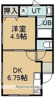 ソレイユ【1階】の間取り