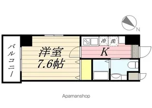 1Kの間取り画像