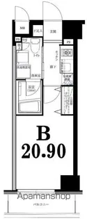 グリフィン横浜・西口壱番館【302号室】の間取り