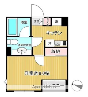 プラザ中落合【3階】の間取り