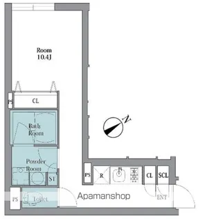 LEGALAND祐天寺【202号室】の間取り