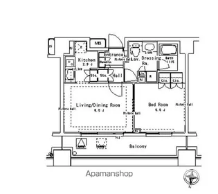 パークアクシス御茶ノ水ステージ【5階】の間取り