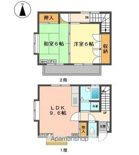 ポプリハウス【102号室】の間取り