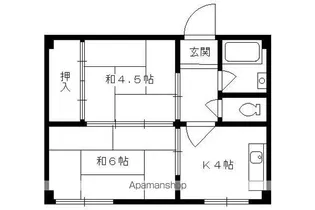 もみじビル【501号室】の間取り