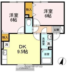 セジュール今【2階】の間取り