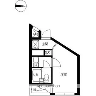 スカイコート新宿第3【2階】の間取り