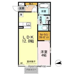 DEARROOMサチ【2階】の間取り
