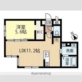 ITH ASAHICHO【5階】の間取り
